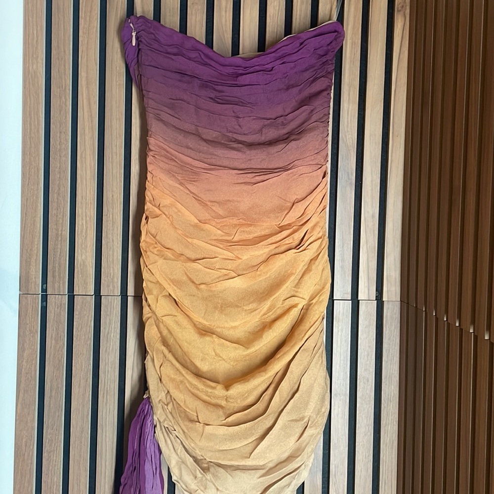 House of CB Purple and Orange Ombre Mini Dress - Picture 6 of 6